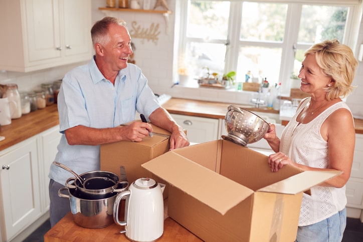 Mature Couple Packing